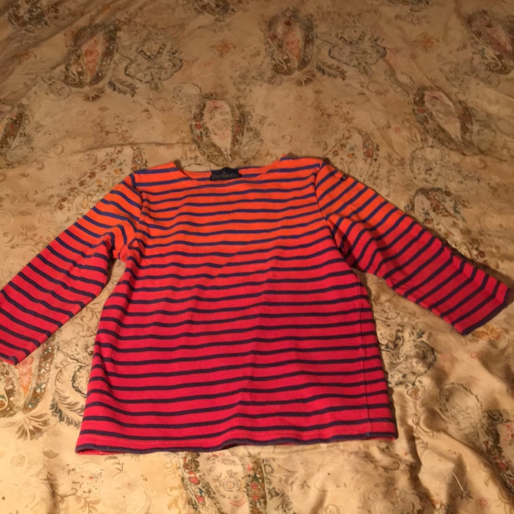 Made in France Vintage Women’s Striped Long Sleeve Crewneck Top - Like New